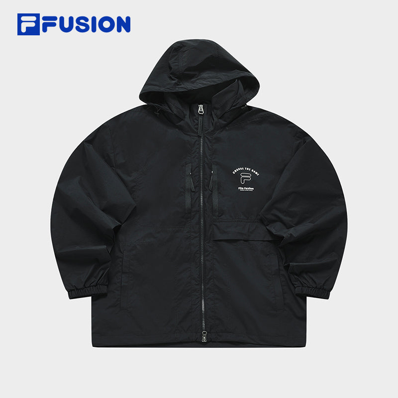 FILA FUSION INLINE URBAN TECH Mens Woven Top in Black
