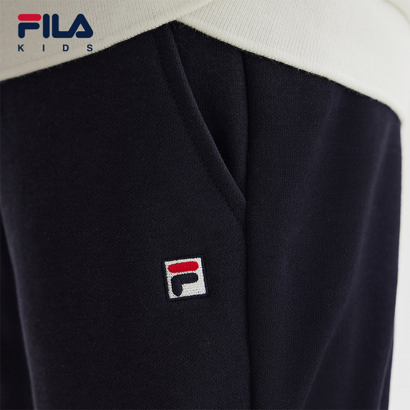 FILA KIDS ORIGINALE Girl's Knit Pants in Navy