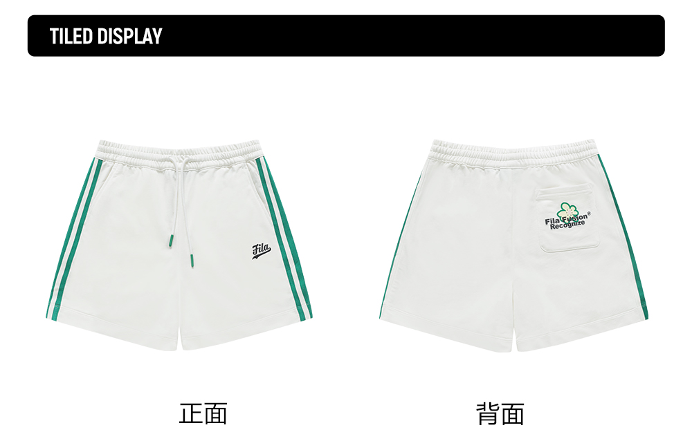 FILA FUSION INLINE CULTURE Women Knitted Shorts in White