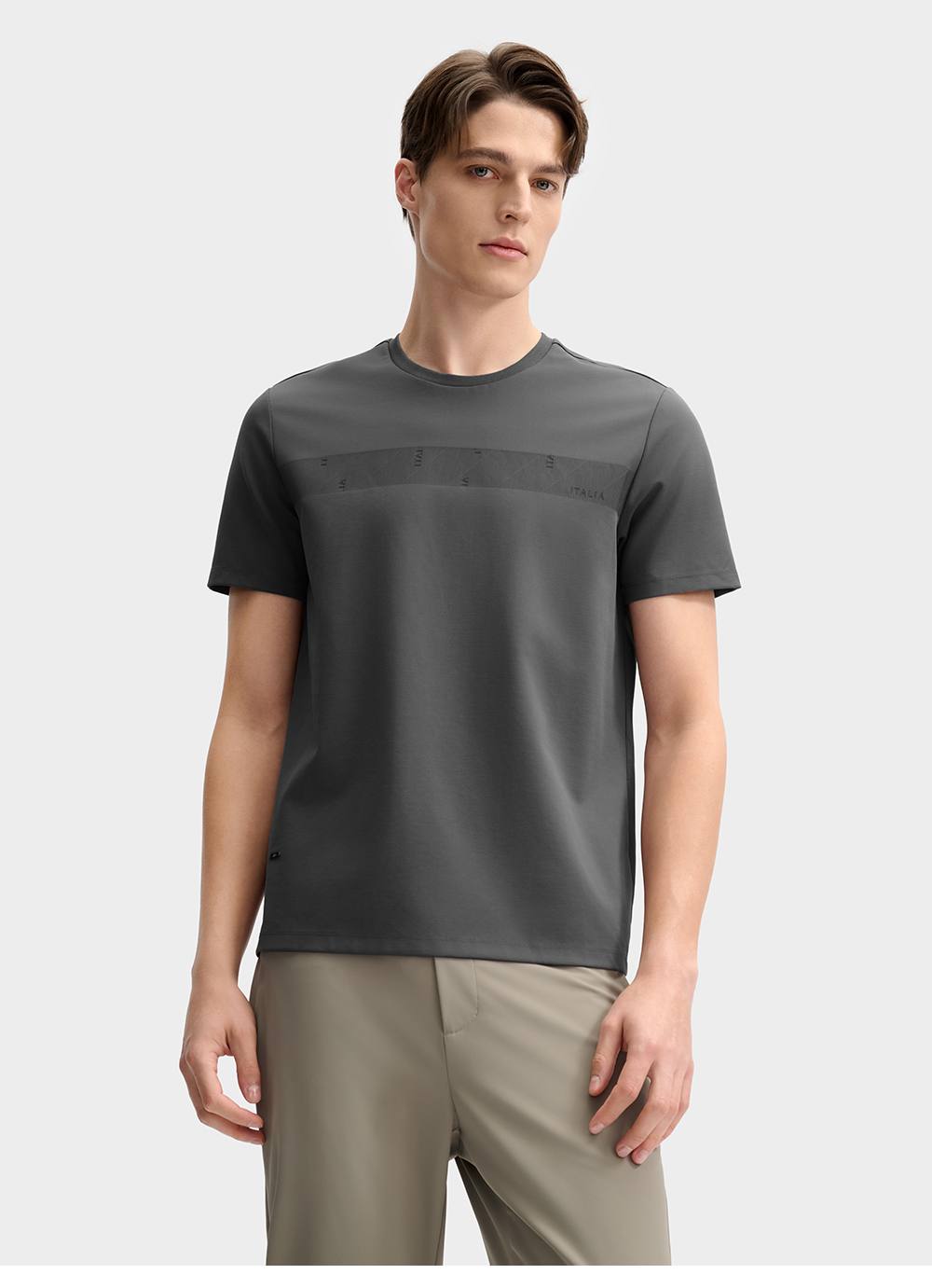 FILA CORE LIFESTYLE BLUE ART BRERA Men Short Sleeves T-Shirt (Black / Grey / White)