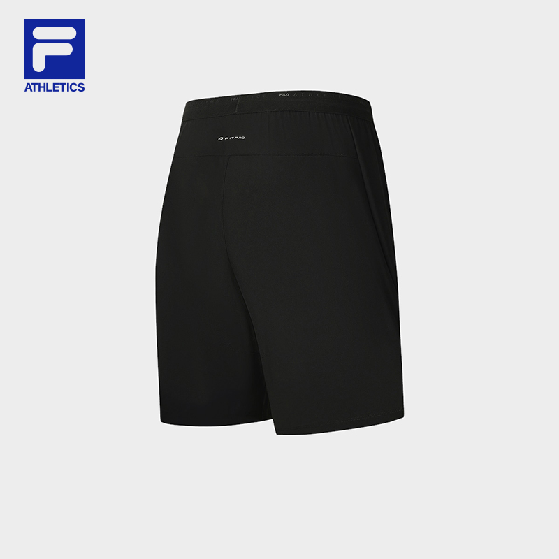 FILA CORE ATHLETICS FITNESS BLACK Men Woven Shorts (Black)