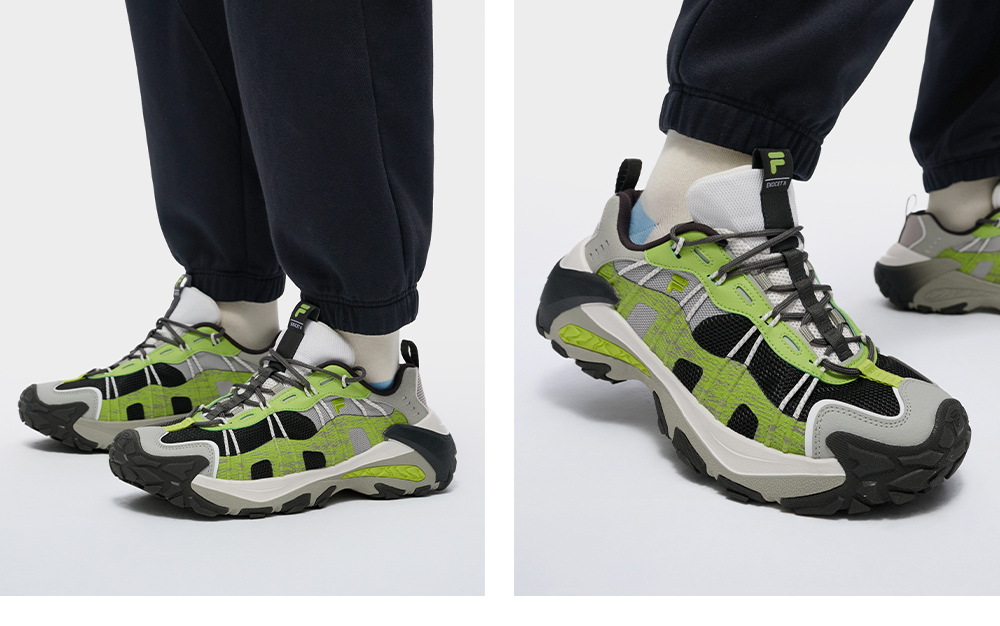 FILA FUSION FUSION EXOCET II Men Sneakers (Yellow/ Black / Light Grey)