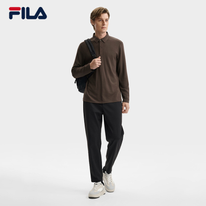 FILA CORE LIFESTYLE BLUE Italian excellence 1 Men Long Sleeve Top (Black/Brown)