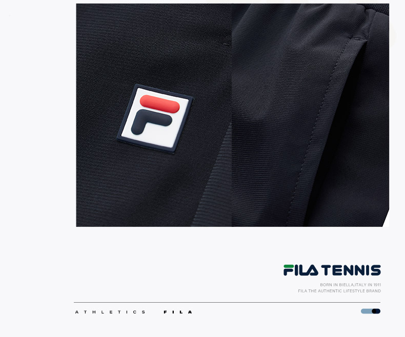 (105-130cm) FILA KIDS TENNIS Boy's Knit 5 Inch Pants in Navy
