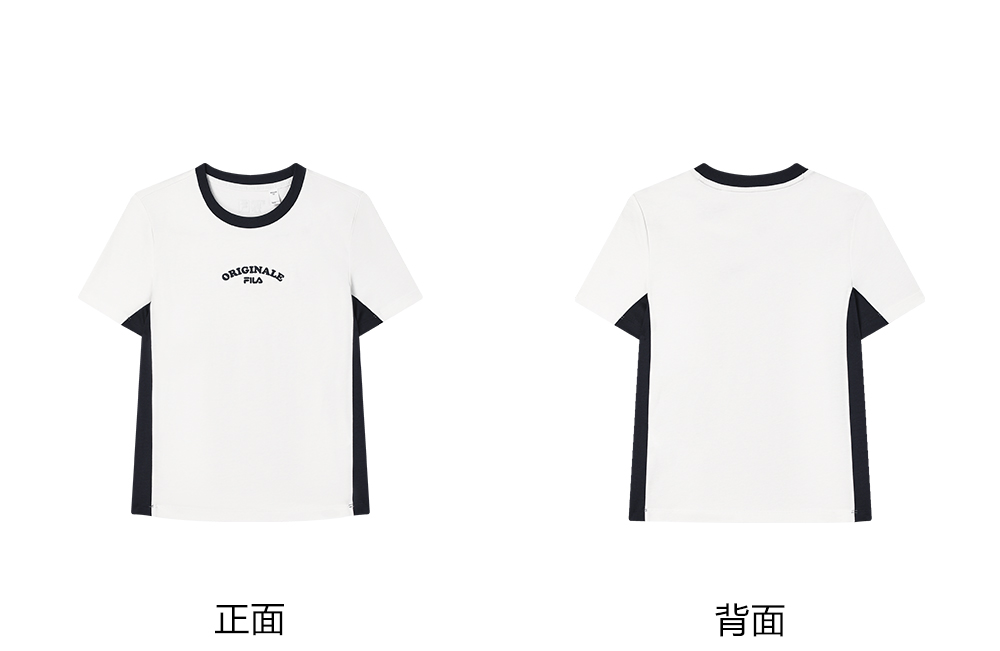 FILA CORE LIFESTYLE ORIGINALE FÊTE DE LA MUSIQUE Women Short Sleeve T-shirt (White)