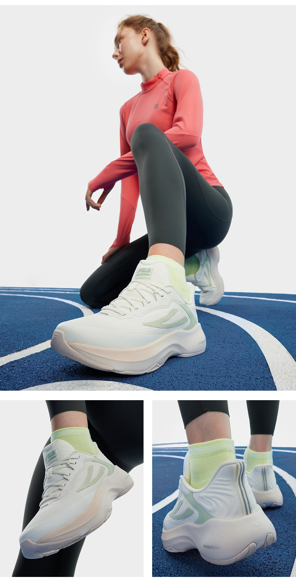 FILA CORE ATHLETICS FLOW 2 Women Sneakers (White)
