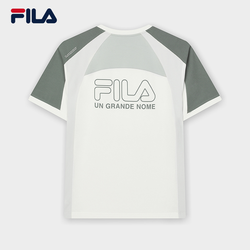 FILA CORE WHITE LINE FILA ORIGINALE Men Short Sleeve T-shirt (Dark Blue / White)