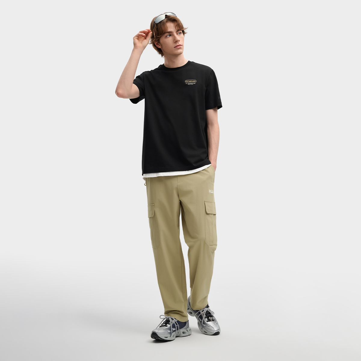 FILA Men Knitted Short Sleeve Top