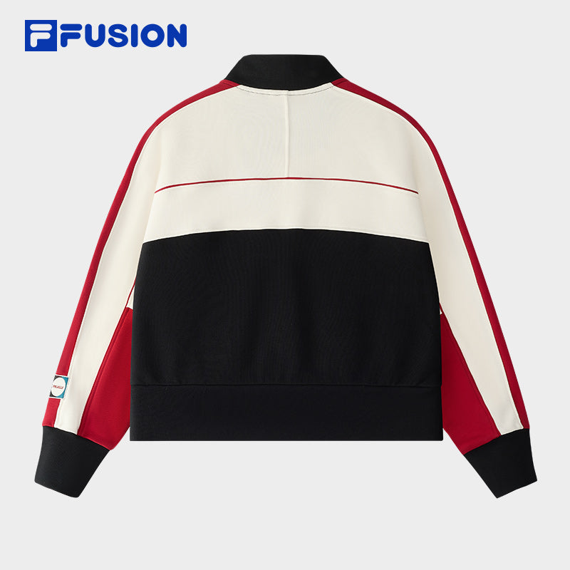 FILA FUSION CROSS OVER FILA FUSION X PIGALLE BREAK DUNK Women Long Sleeve Top (Black)