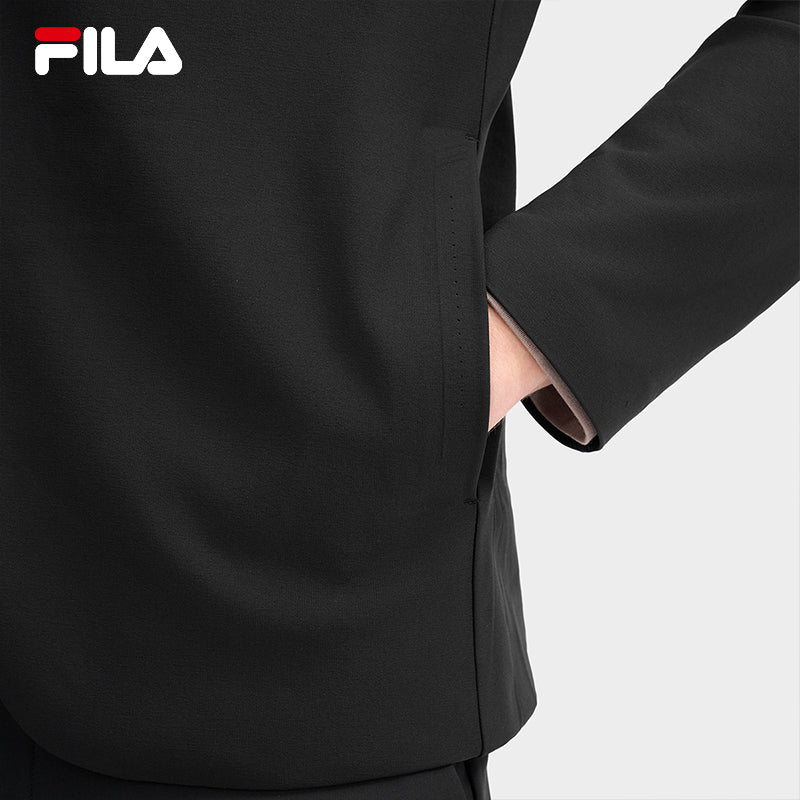 FILA CORE LIFESTYLE BLUE QUADRILATERO AESTHETICS Men Causual Suit (Black)