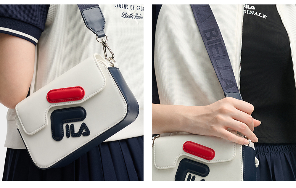 FILA CORE LIFESTYLE CROSSBODY BAG Women Crossbody Bag (Black / White)