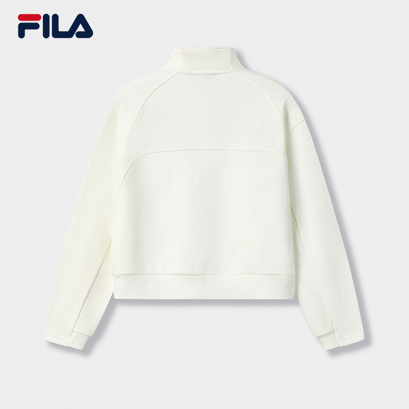 FILA CORE LIFESTYLE FILA ORIGINALE Women Long Sleeve Top (Ash/white)