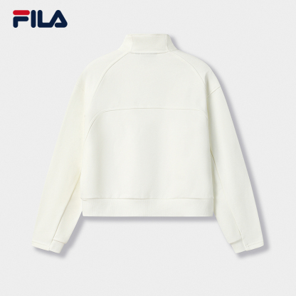 FILA CORE LIFESTYLE FILA ORIGINALE Women Long Sleeve Top (Ash/white)