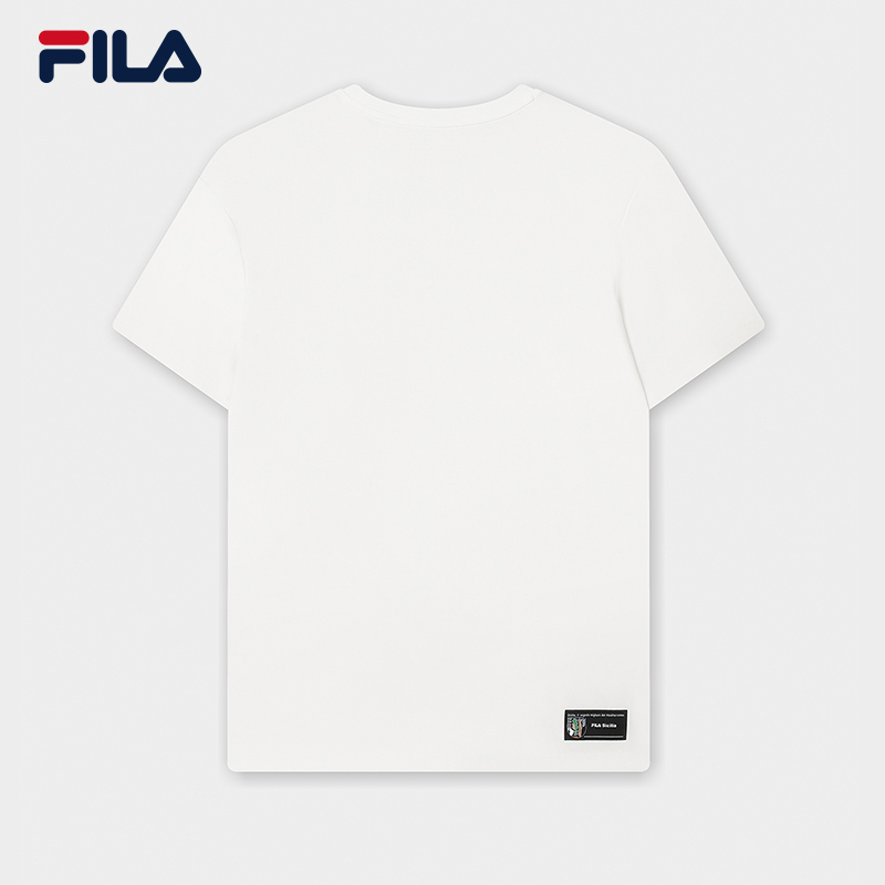 FILA CORE LIFESTYLE HERITAGE ENDLESS SUMMER IN SICILY Men Short Sleeves T-Shirt (White)