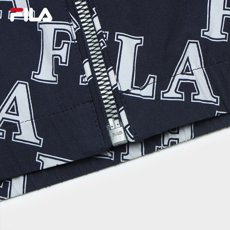 FILA CORE WHITE LINE ORIGINALE Mens Woven Top in Full Print