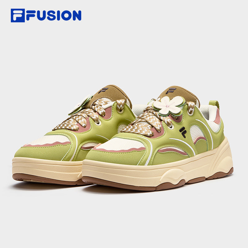 FILA FUSION WINDROUND DX Women Skate Shoes (Brown / Grey / White)