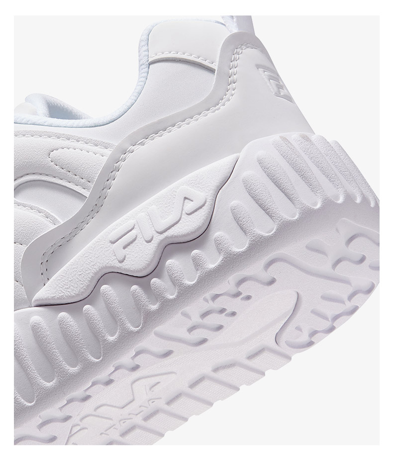 (EU 33 - 39) FILA KIDS HERITAGE GELATO Boys Running Shoes Sneakers White School Shoes