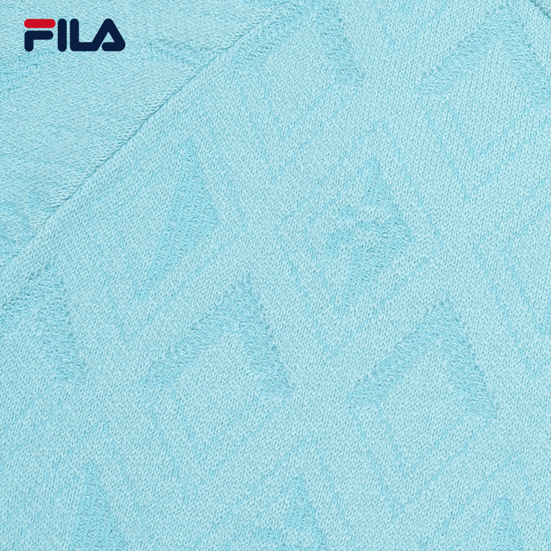 FILA CORE WHITE LINE EMERALD Women's Knit Sweater in blue