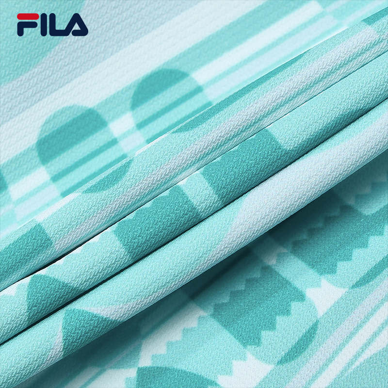 FILA CORE WHITE LINE EMERALD Women Woven Shorts in Full Print