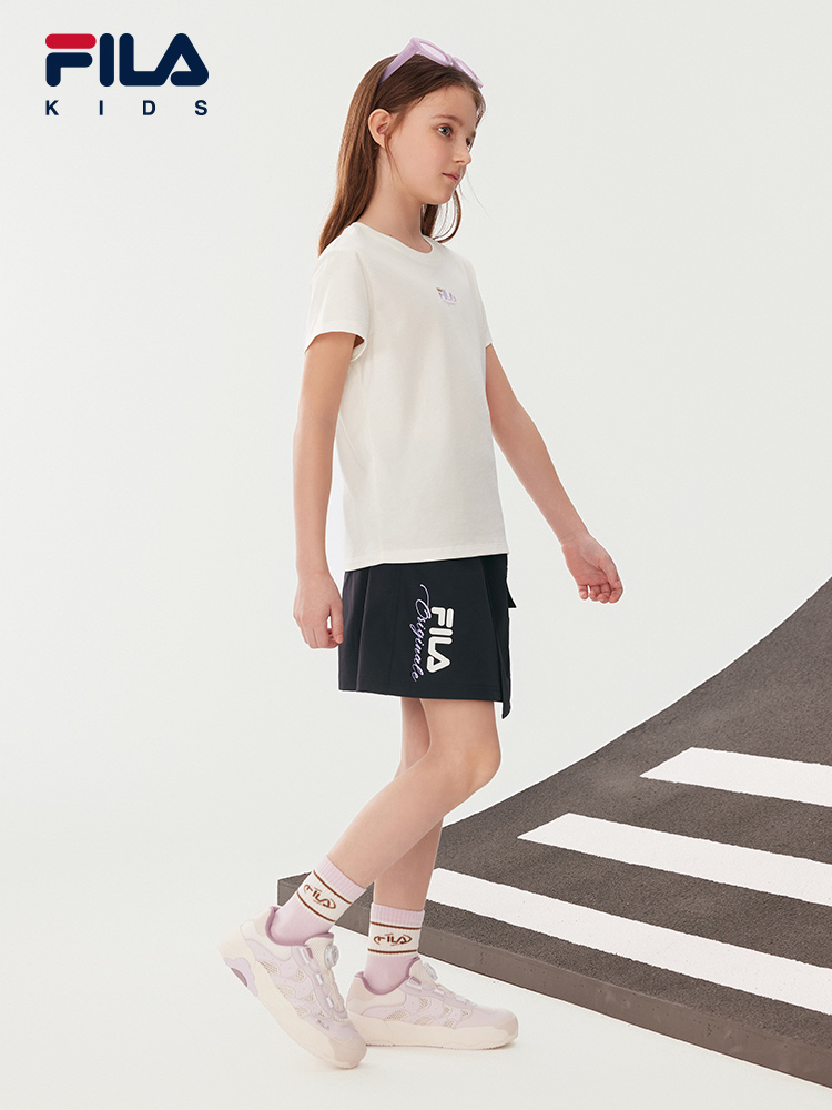 (130 - 165cm) FILA KIDS ORIGINALE Short Skort Skirt with Pants in Navy