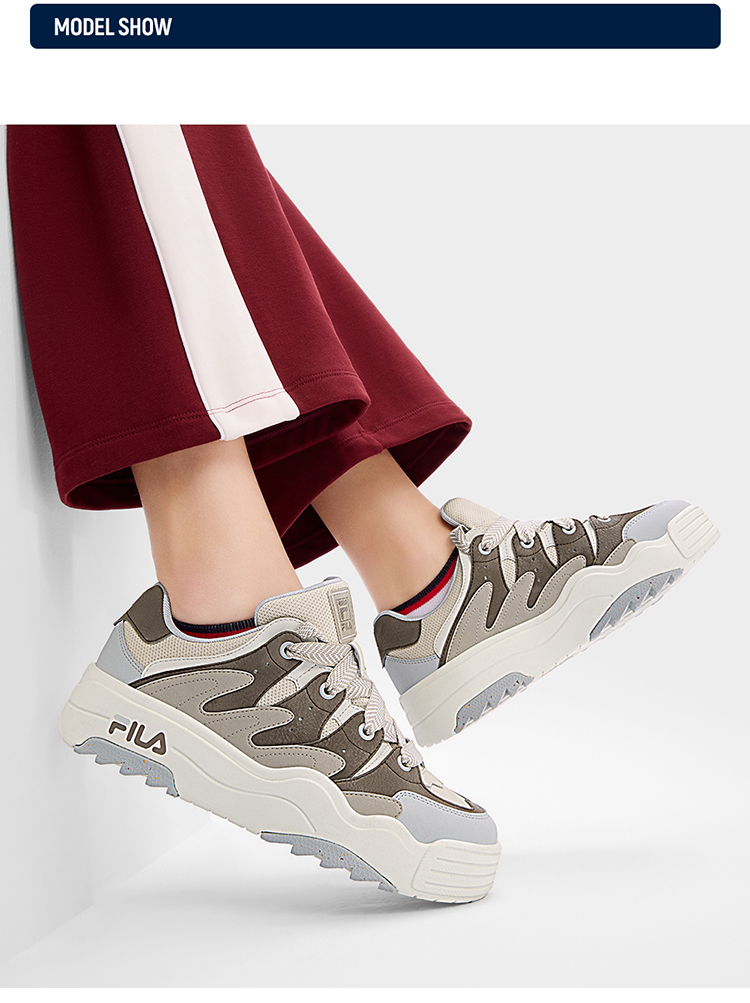 FILA CORE FASHION ROSETTA Women Sneakers (Pearl Blue / Brown Grey)