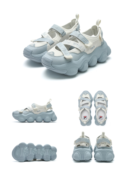 [RESTOCK] FILA CORE FRAGOLA FASHION MODERNO Women Sandal Shoes Beach Outdoor (Black/White-Blue/ Cream-Brown)