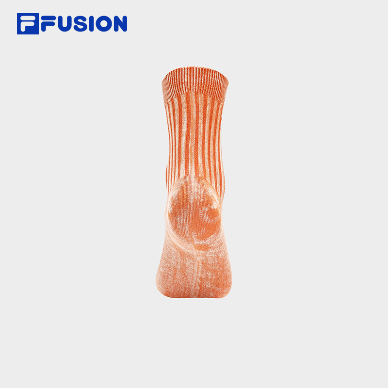 FILA FUSION INLINE Unisex Mid-Length Socks in Orange