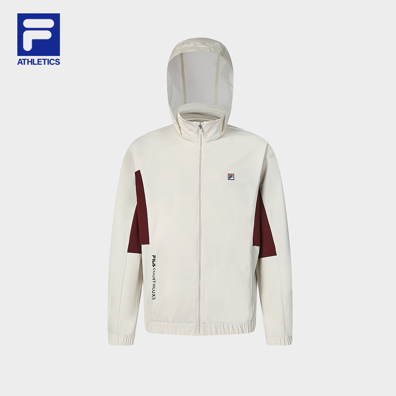 FILA CORE SPORTS ATHLETICS TENNIS Men Woven Top in Beige
