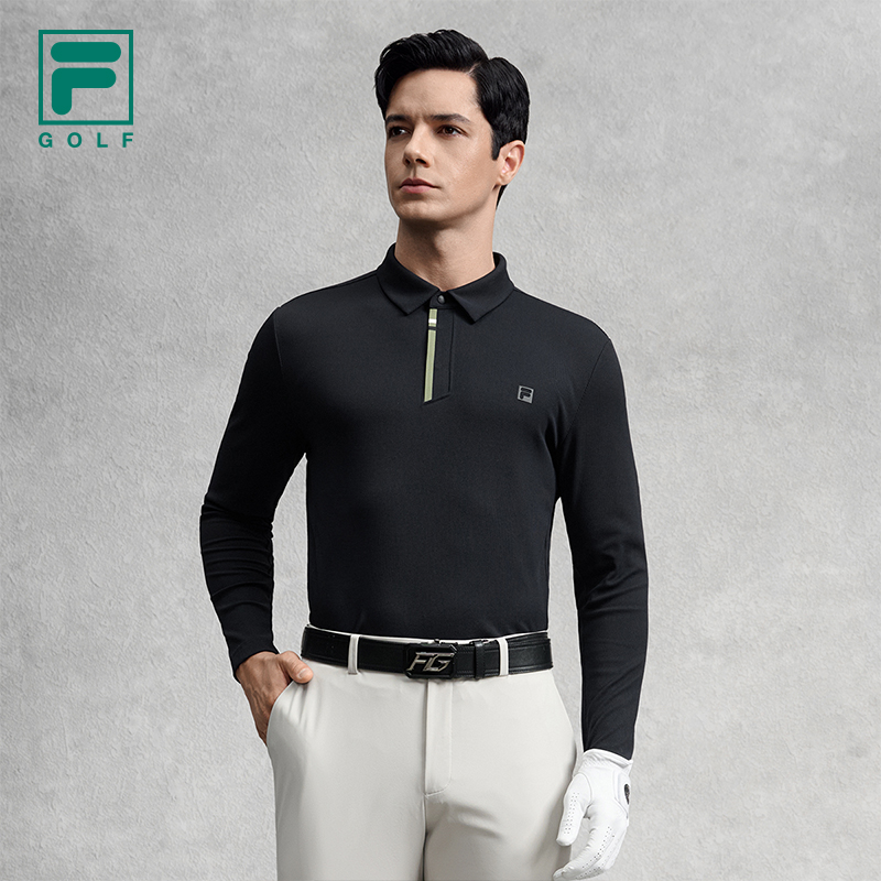 FILA CORE ATHLETICS GOLF BTB Elegant Duality Men Long Sleeve Polo