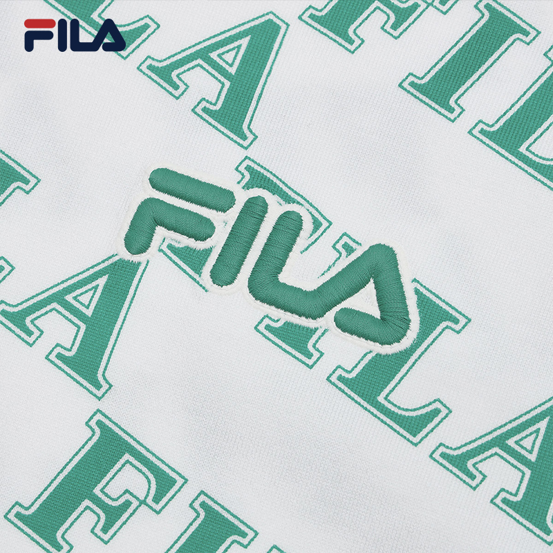 FILA CORE WHITE LINE ORIGINALE Womens Short Sleeve T-shirt in Full Print