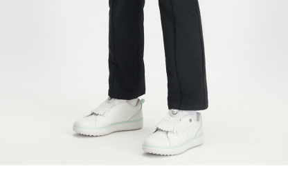 FILA CORE ATHLETICS GOLF X VERSAILLES COLLECTION Women Woven Pants (Black)
