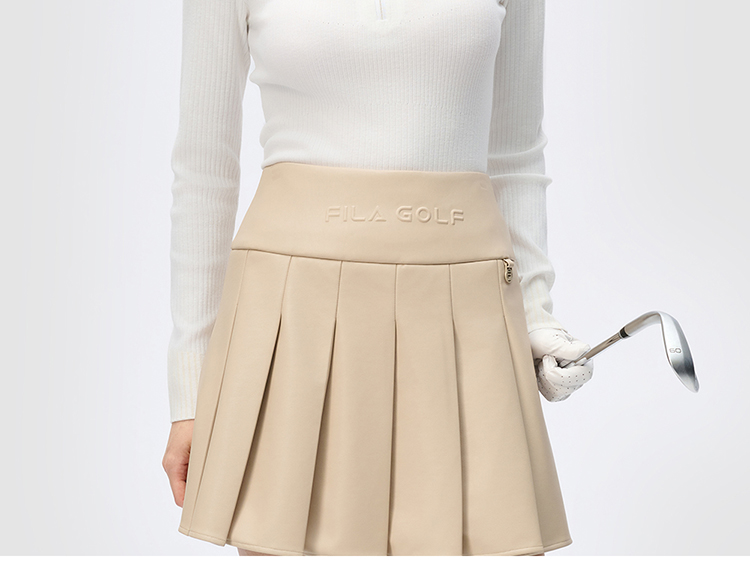 FILA CORE ATHLETICS GOLF SLOPS TO FIELD Women Knit Sweater (White)
