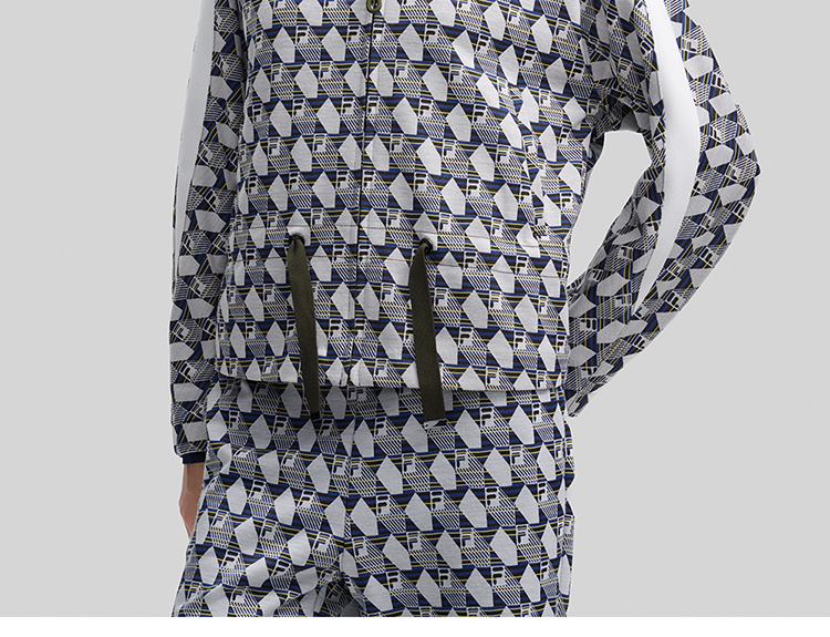 FILA CORE LIFESTYLE FILA EMERALD CHEVAL BLANC COURCHEVEL Women Jacket (Full Print)