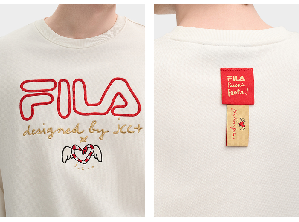 FILA CORE LIFESTYLE ORIGINALE FILA SOPHEY Men Sweatshirt (Black / White)