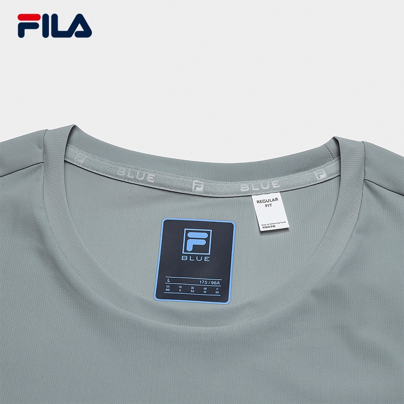 FILA CORE LIFESTYLE BLUE Men Short Sleeve T-shirt