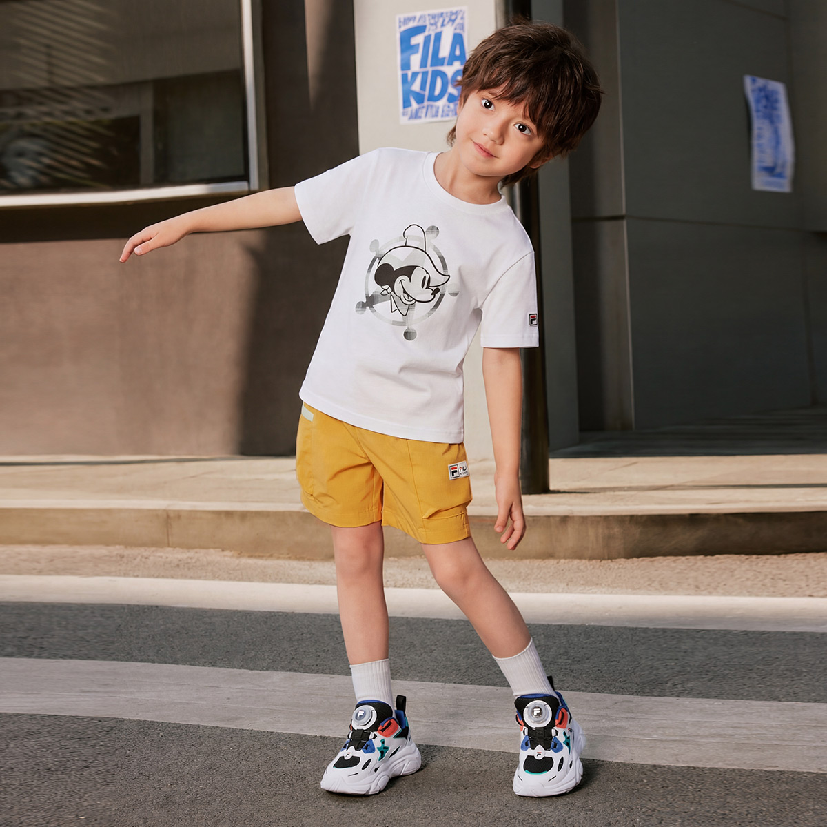 FILA KIDS CROSS OVER Boys Short Sleeves T-Shirt