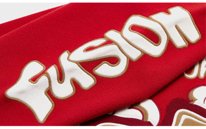 FILA FUSION INLINE CULTURE CNY COLLECTION Unisex Knit Sweater (Red / White)