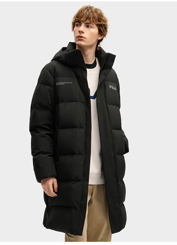 FILA CORE FILA ORIGINALE Men Down Jacket（Black)