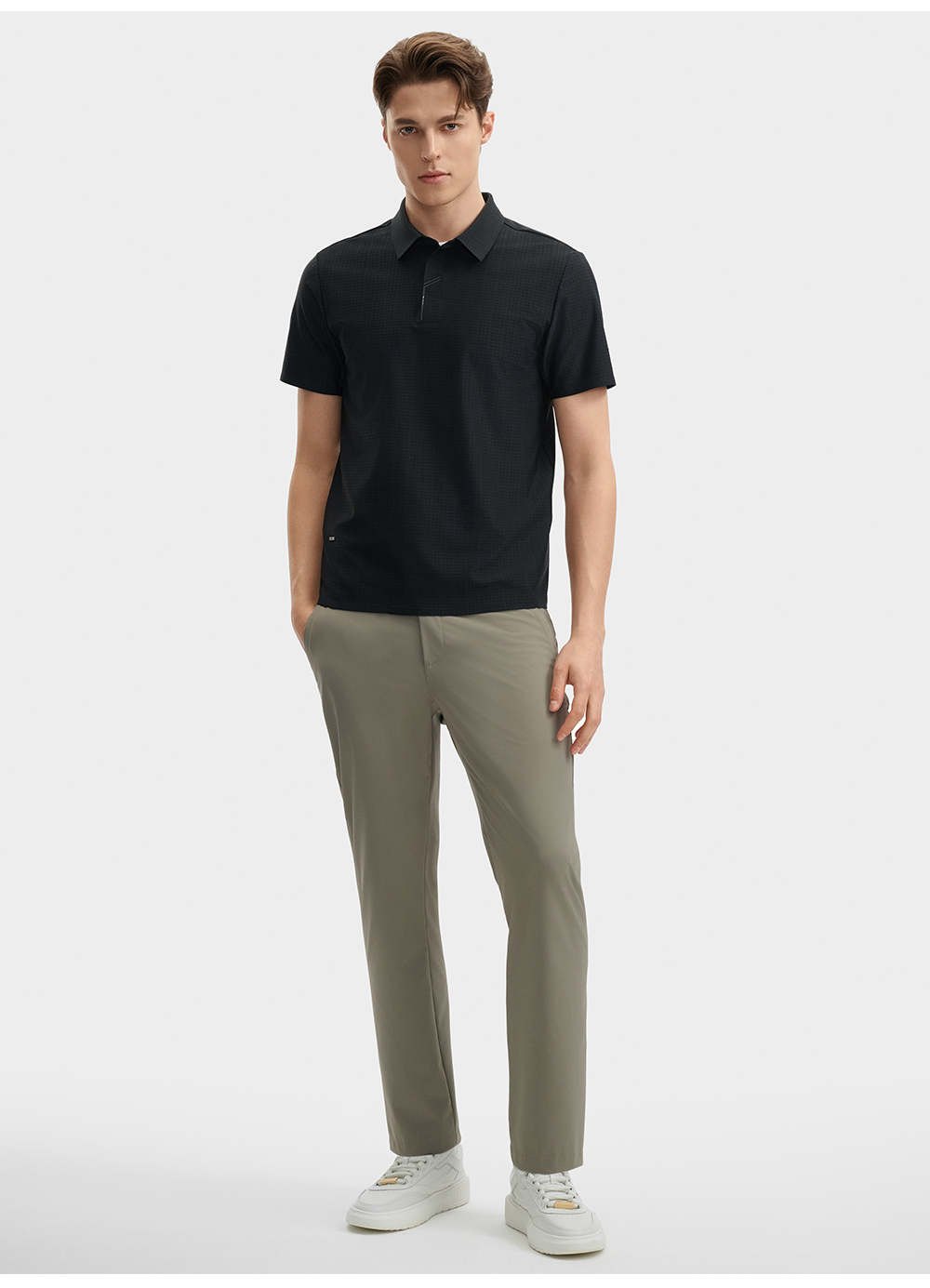 FILA CORE LIFESTYLE BLUE2 LE GRAND PALAIS Men Short Sleeve Polo (Black)