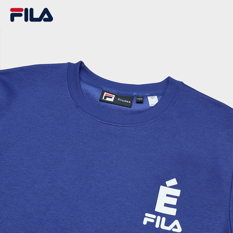 FILA CORE x ETUDES ANOTHER CLUB Men's Pullover Sweater in Blue