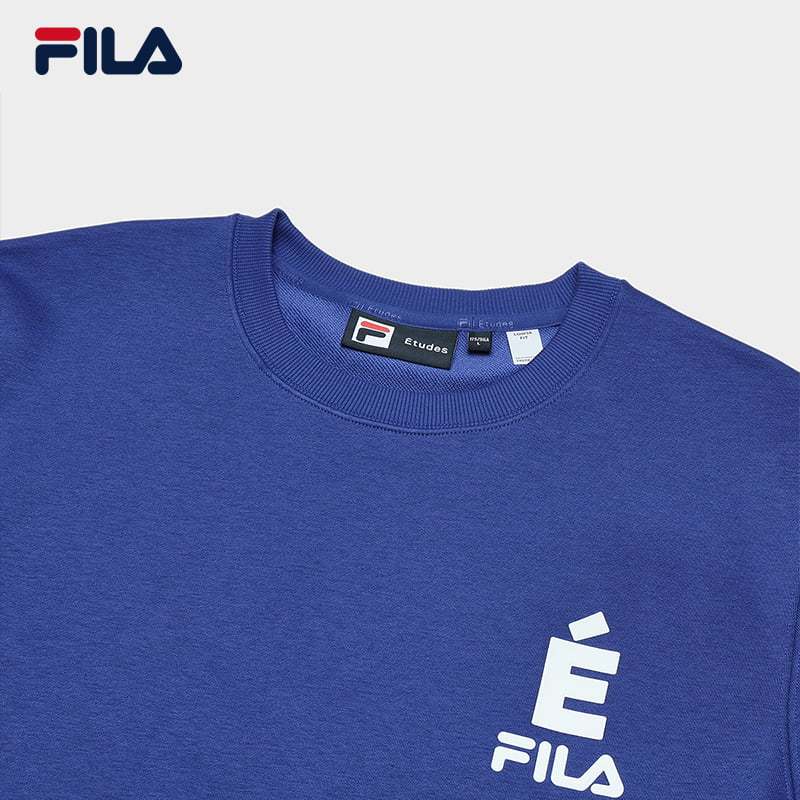 FILA CORE x ETUDES ANOTHER CLUB Men's Pullover Sweater in Blue