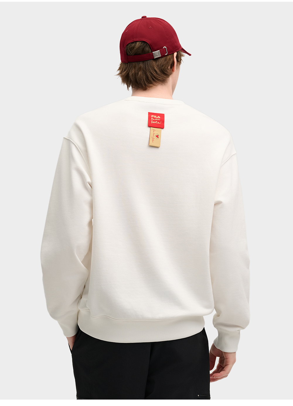 FILA CORE LIFESTYLE ORIGINALE FILA SOPHEY Men Sweatshirt (Black / White)