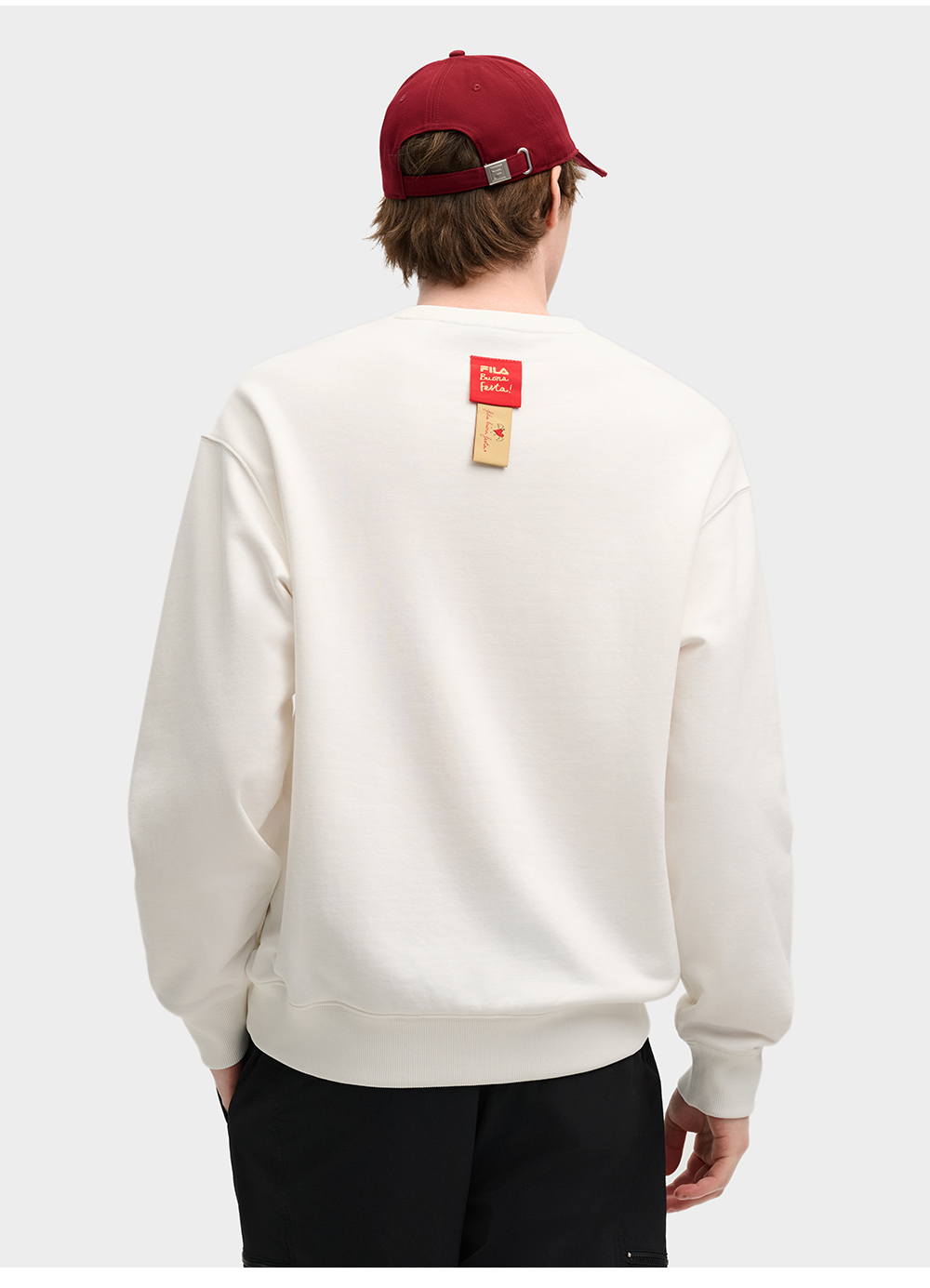 FILA CORE LIFESTYLE ORIGINALE FILA SOPHEY Men Sweatshirt (Black / White)