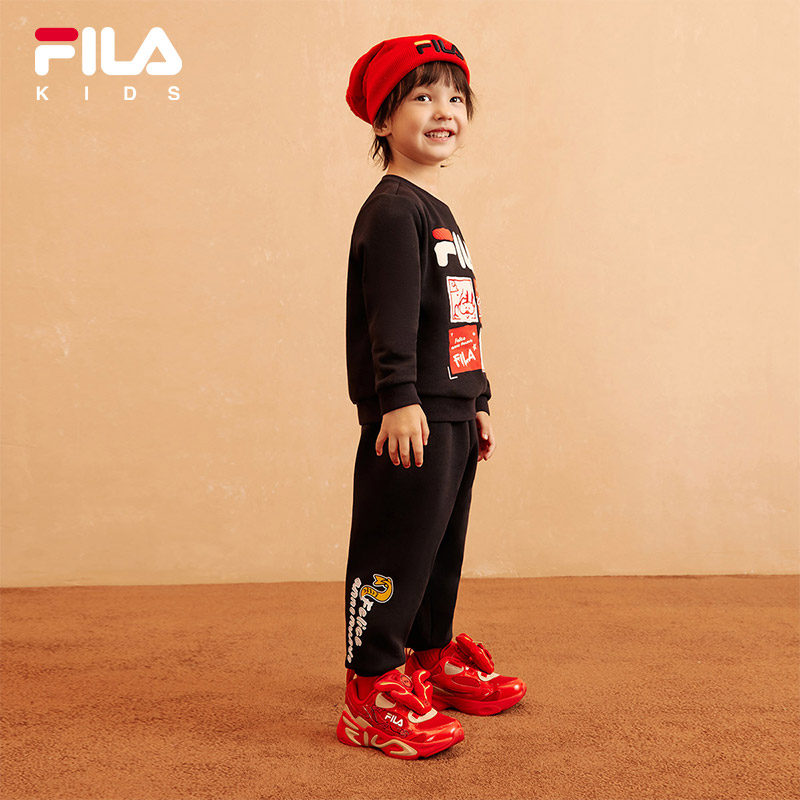 FILA KIDS ORIGINALE Boy's Pullover Sweater in Navy
