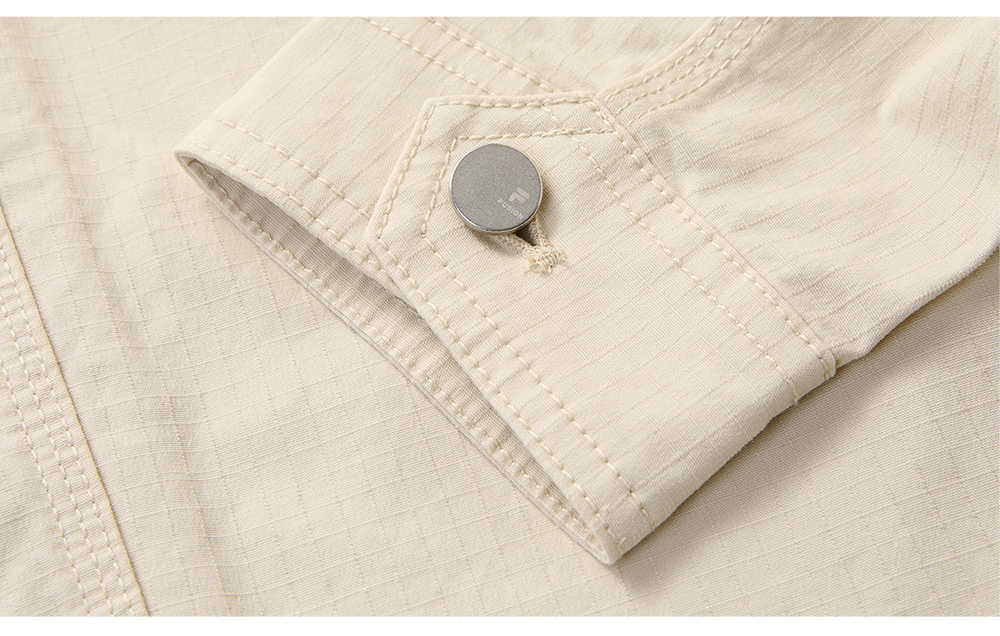 FILA FUSION INLINE WORKWEAR STREET SURFER Women Woven Jacket (Beige)