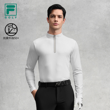 FILA CORE ATHLETICS GOLF BTB Elegant Duality Men Long Sleeve Polo