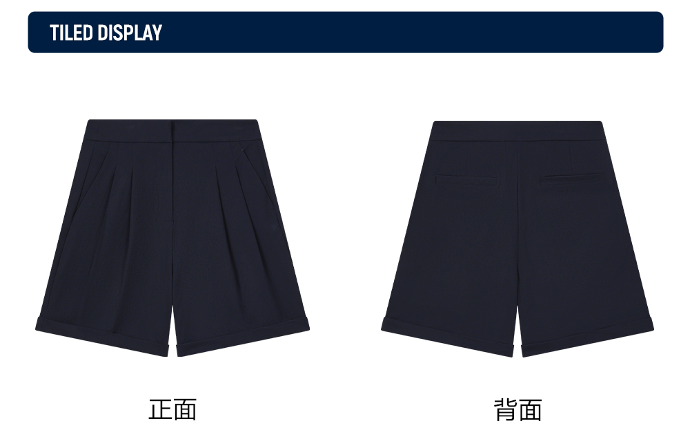 FILA CORE LIFESTYLE FILA EMERALD Women Woven Shorts (Navy)