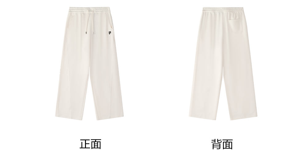 FILA FUSION INLINE CATEGORY CLUB LONG PANTS Women Knit Pants (Black / White)