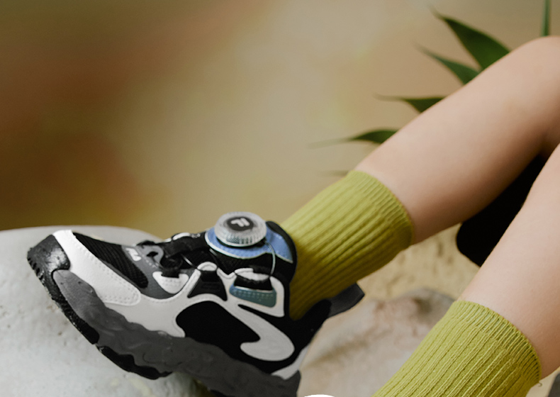 (EU 26 - 32) FILA KIDS HERITAGE FOSSIL Boys/Girl's Retro Running Shoes Sneakers