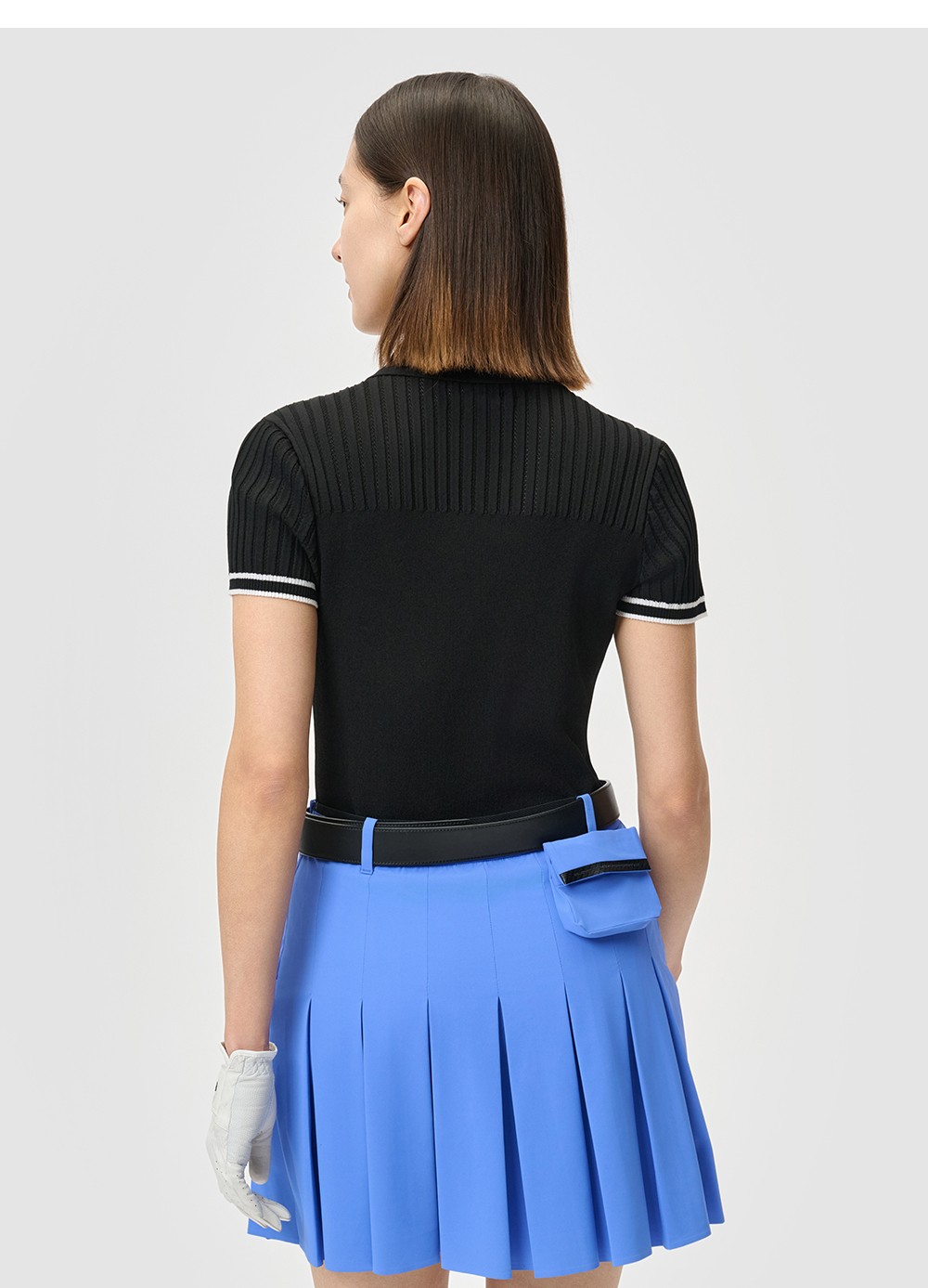 FILA CORE ATHLETICS GOLF Women Knit Sweater (Black / White)